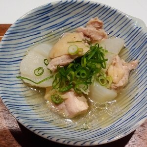 【圧力鍋使用】蕪と鶏の簡単煮込み